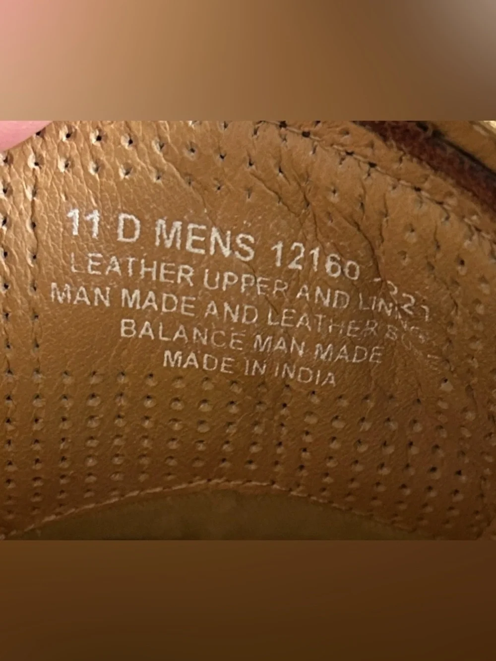 Florsheim Brown Leather Cap-Toe Oxfords with Red Laces